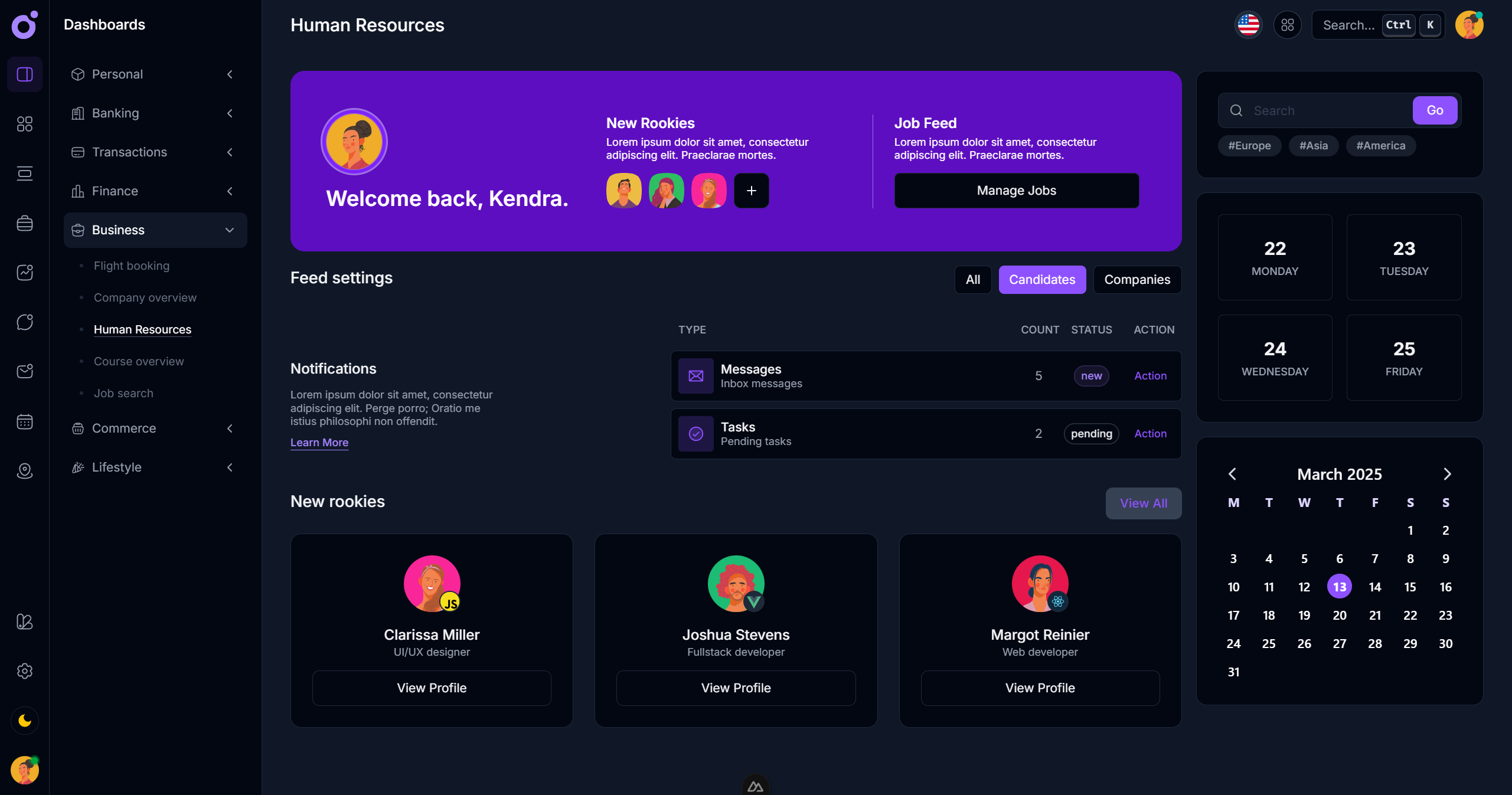 Tairo - HR dashboard