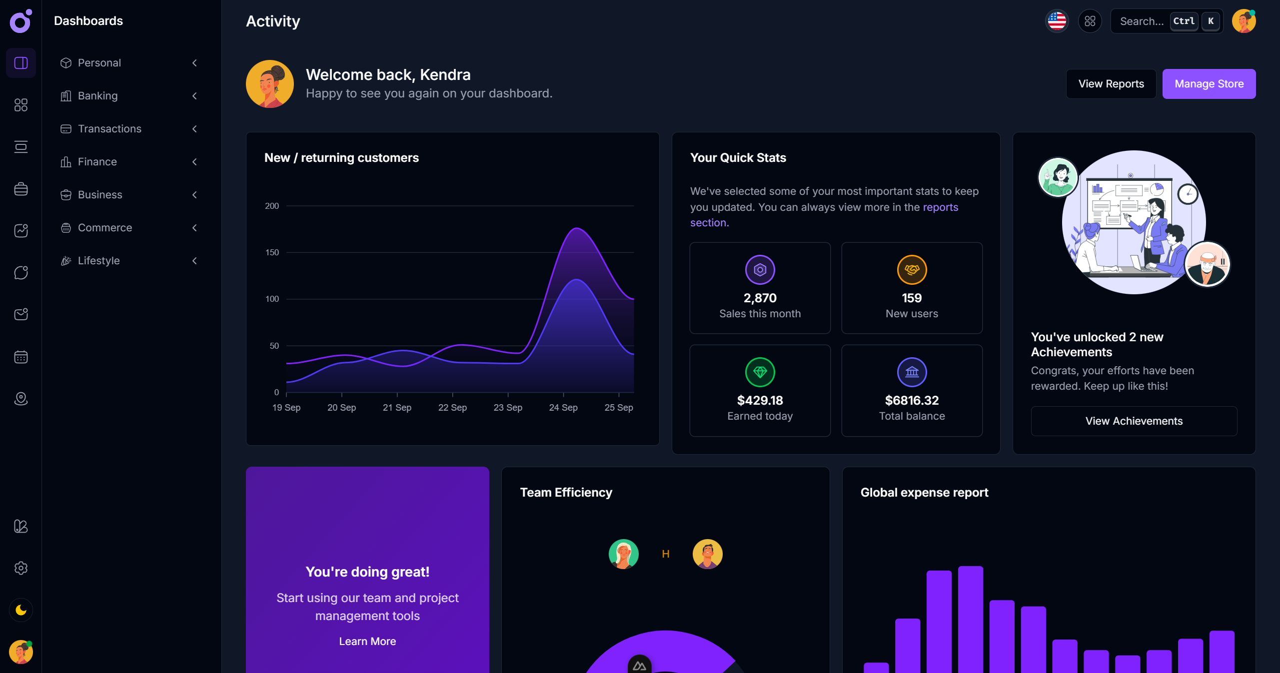 Tairo - Personal dashboard v1