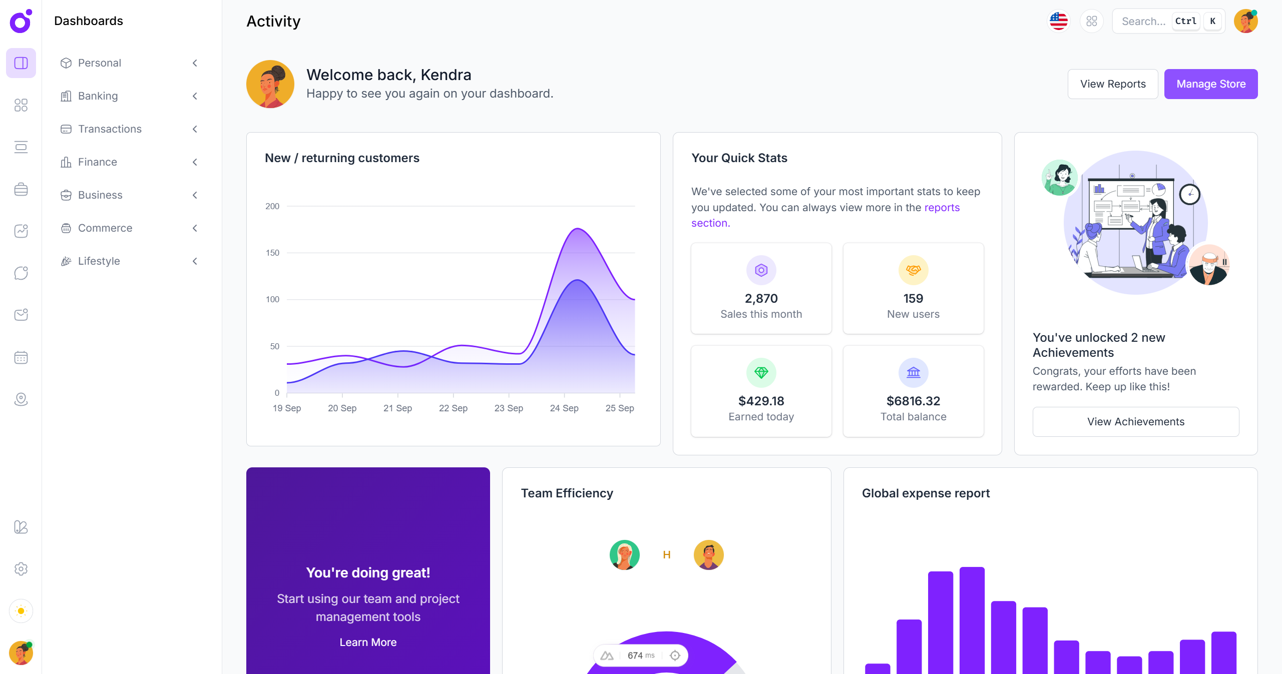Tairo - Personal dashboard v1