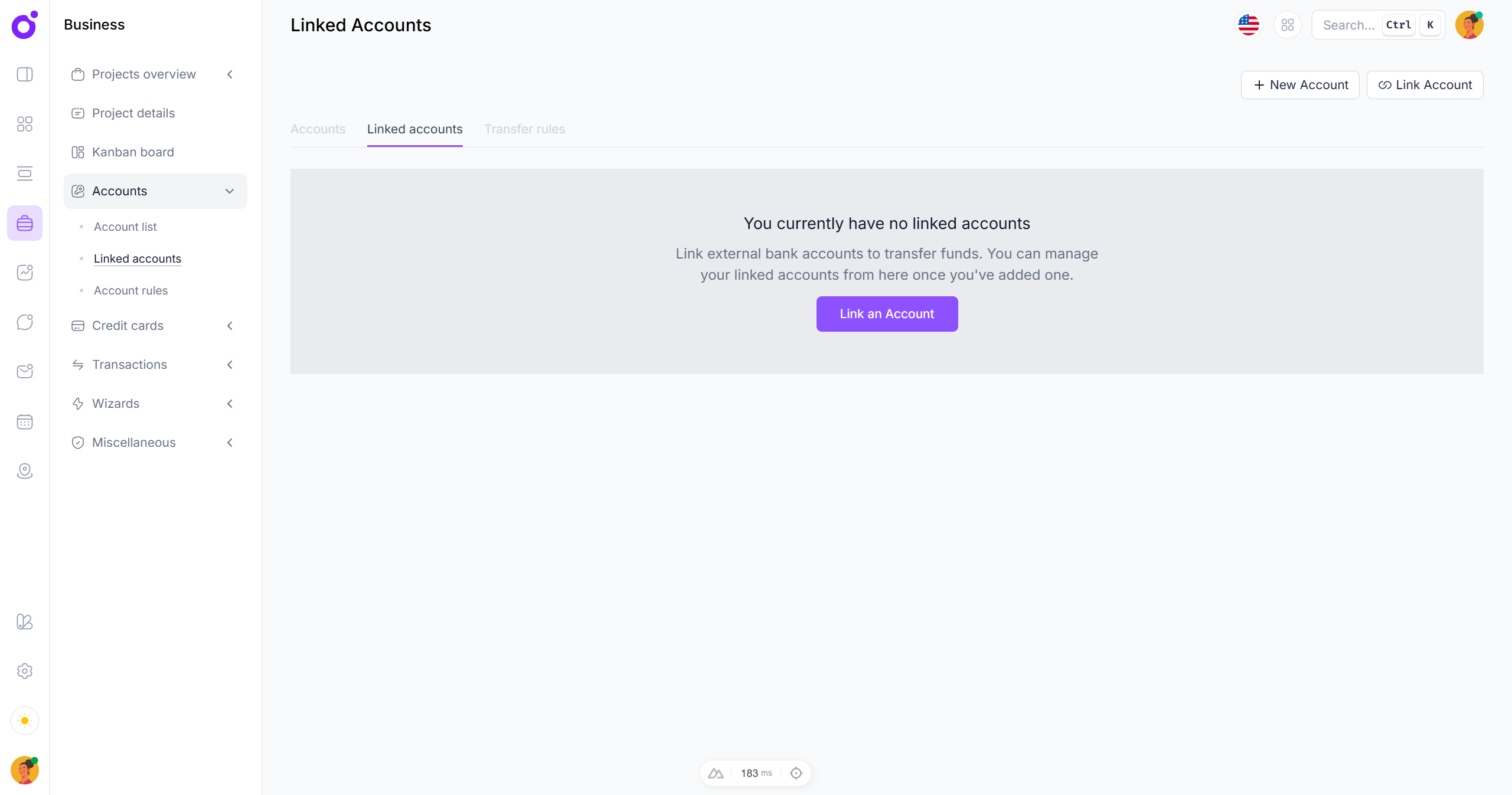 Tairo - Linked accounts
