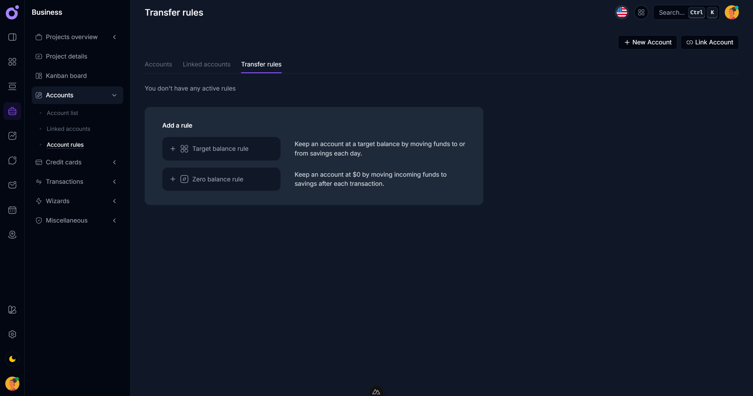 Tairo - Transfer rules