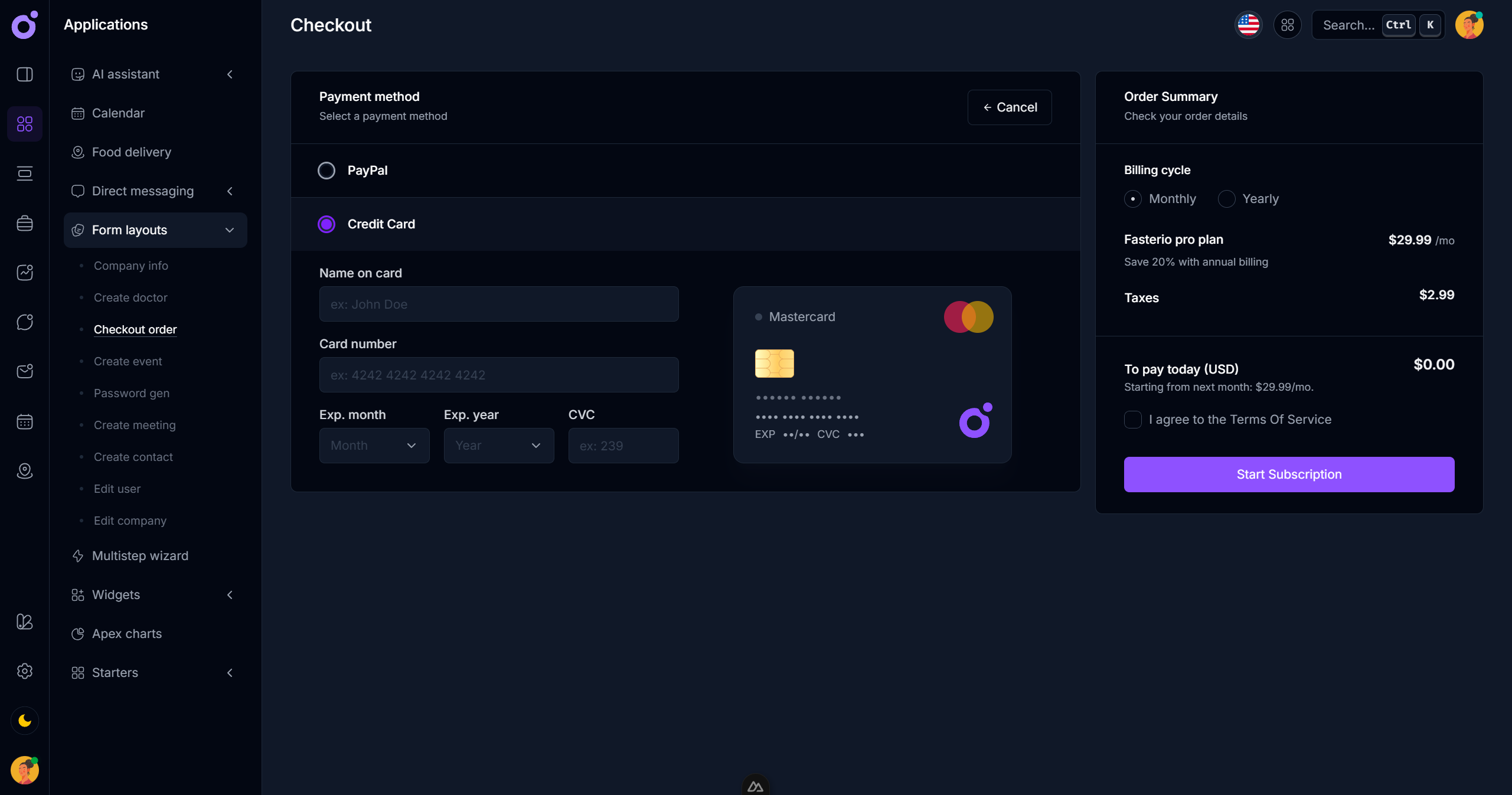 Tairo - Form layout 3
