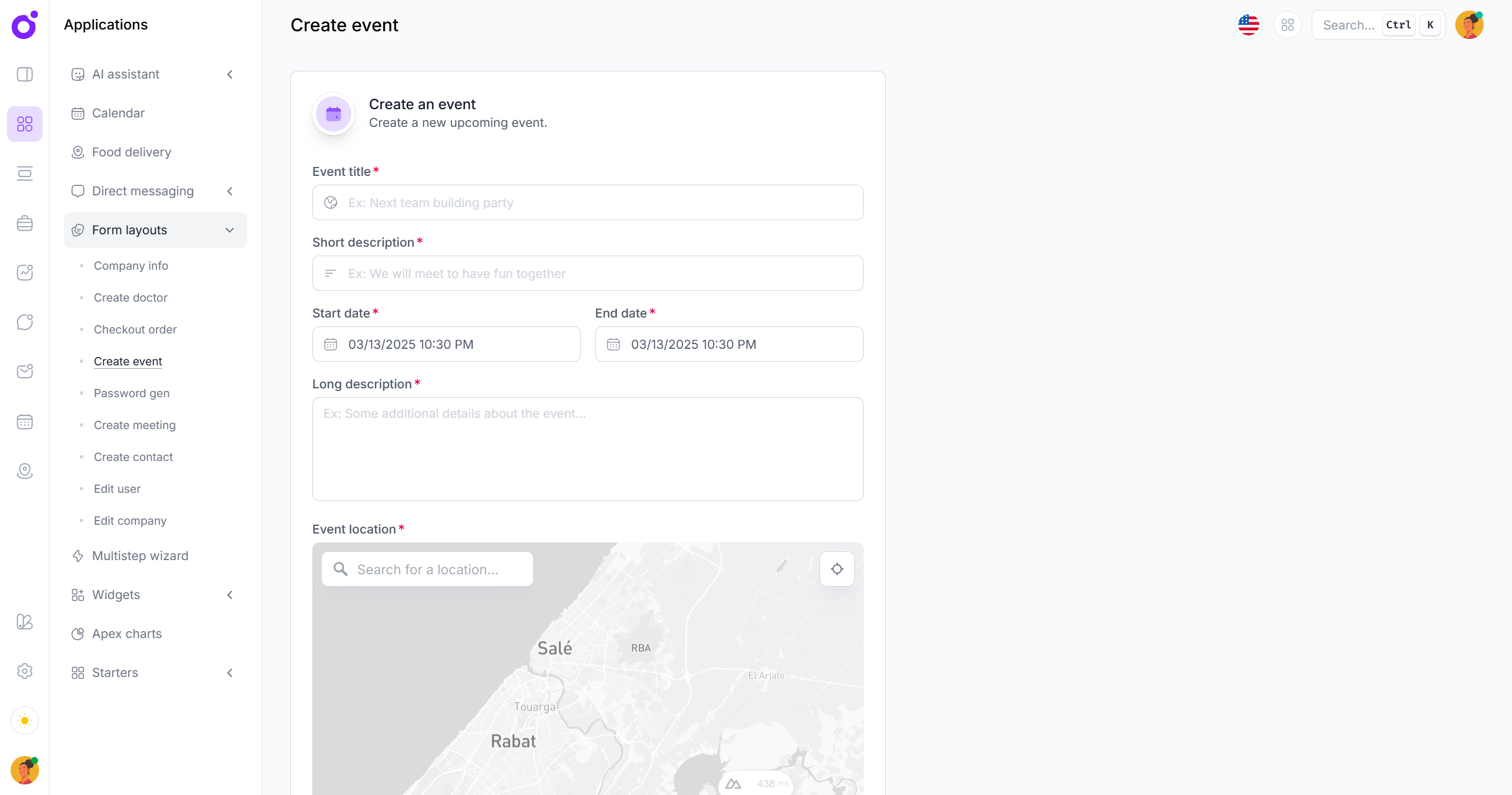 Tairo - Form layout 4