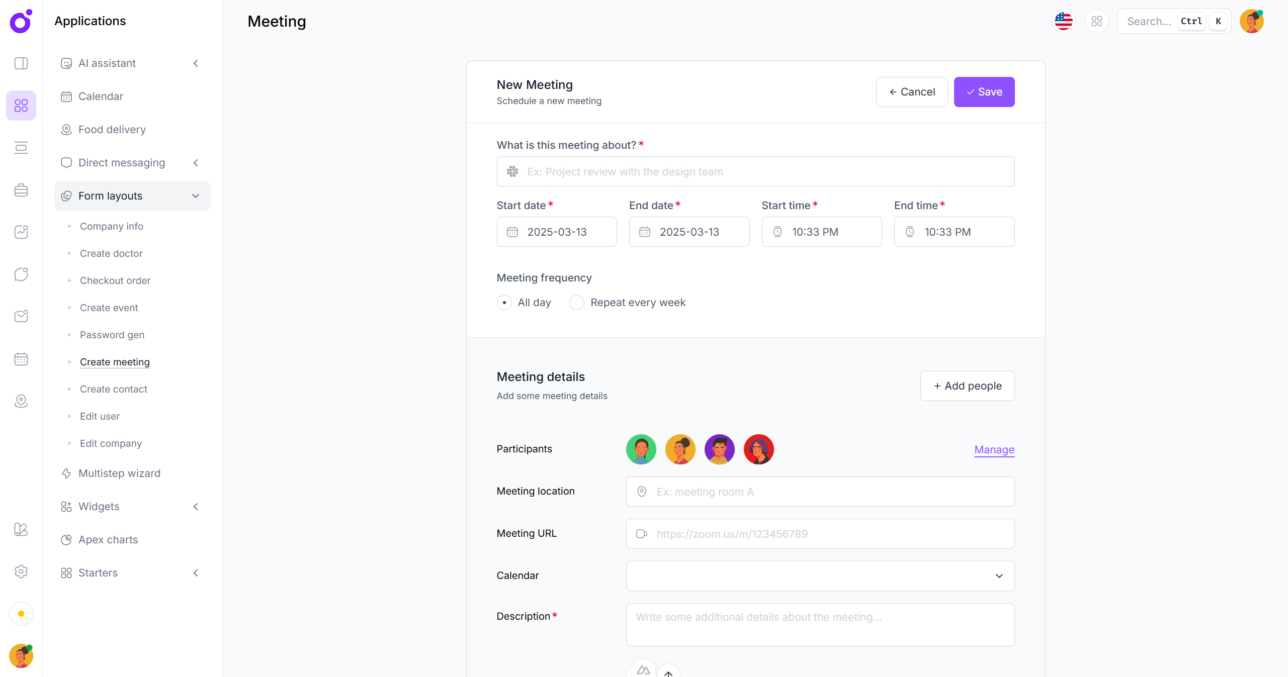 Tairo - Form layout 6