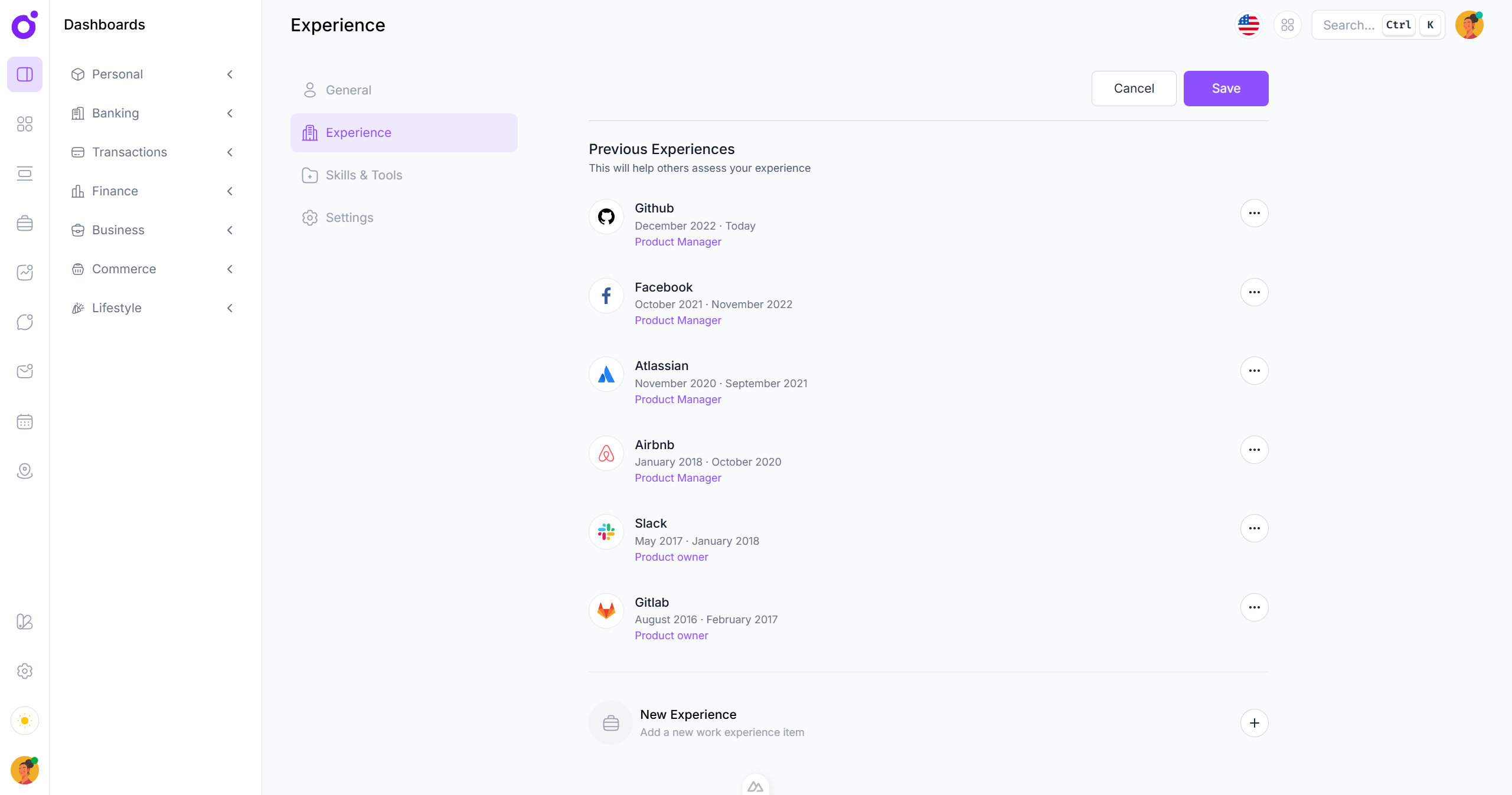 Tairo - Edit profile 2