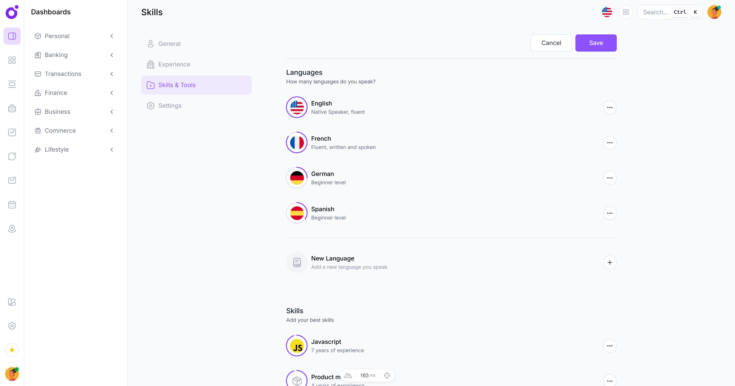 Tairo - Edit profile 3